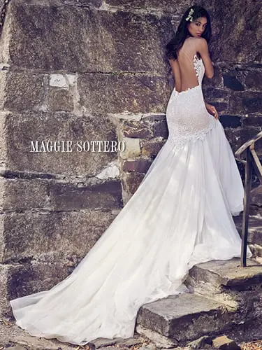 Maggie Sottero Adaleine 8MC564 2 Maggie-Sottero Adaleine 8MC564 Back Wedding Dress