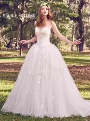 Maggie Sottero Benton Marie 8MC504MC Strapless Wedding Dress