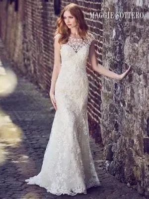 Maggie Sottero Everly 8MC537 A line Wedding Dress
