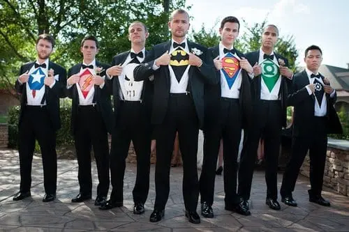 groomsmen superheros