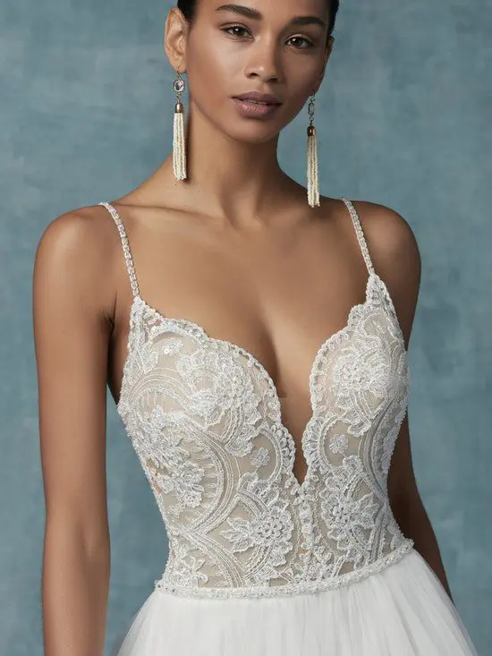 Maggie Sottero MALLORY 9MS113 Bridal Gown 4 Maggie Sottero MALLORY 9MS113 Bridal Gown - Image 4