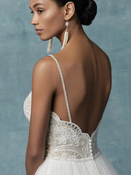 Maggie Sottero MALLORY 9MS113 Bridal Gown 3 Maggie Sottero MALLORY 9MS113 Bridal Gown - Image 3