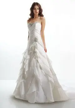 Simone Carvali 7166 Bridal Gown