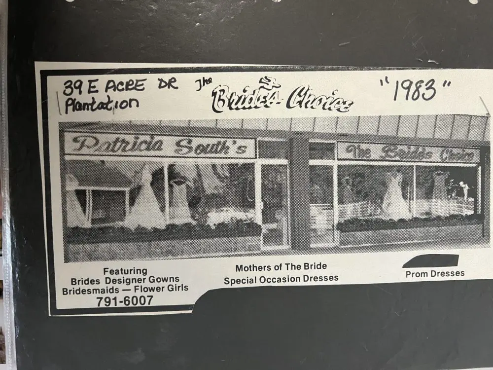 Patricia South Bridal and Formal History