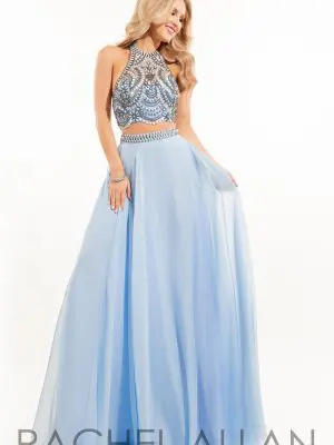 Rachel Allen 7098 sky blue Prom Dress