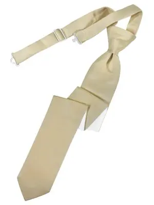 Solid Satin Bamboo Skinny Necktie - MENS - BMBAMNK - Self Tie